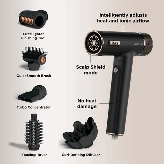 Shark SpeedStyle Pro 5-in-1 High-Velocity Hair Dryer System HD752UK