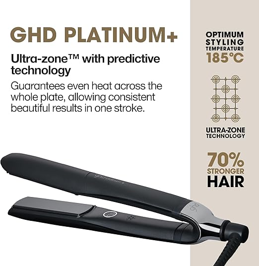 Ghd Platinum+ Hair Straightener & Professional Styler Black
