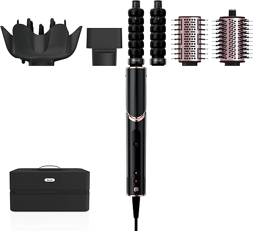 Shark FlexStyle 5-in-1 Air Styler Black & Rose Gold