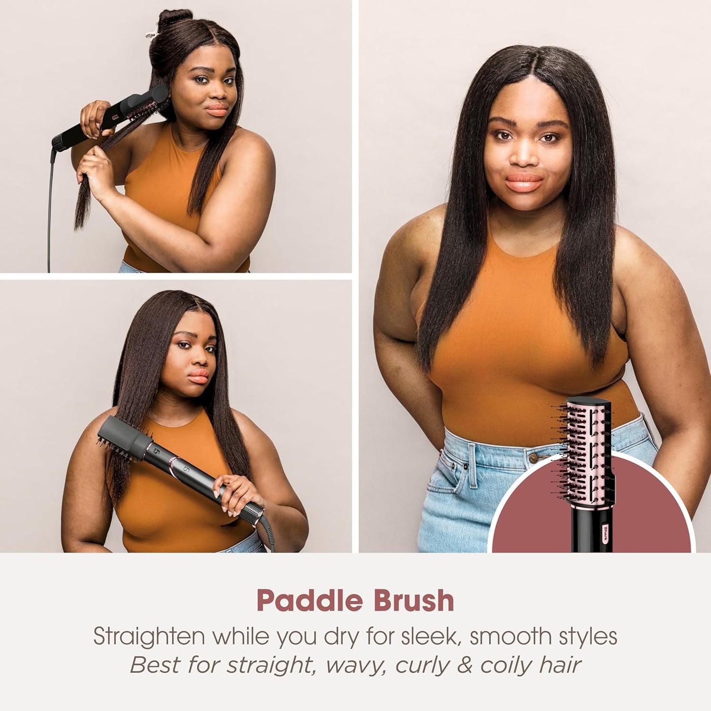 Shark FlexStyle 5-in-1 Air Styler Black & Rose Gold