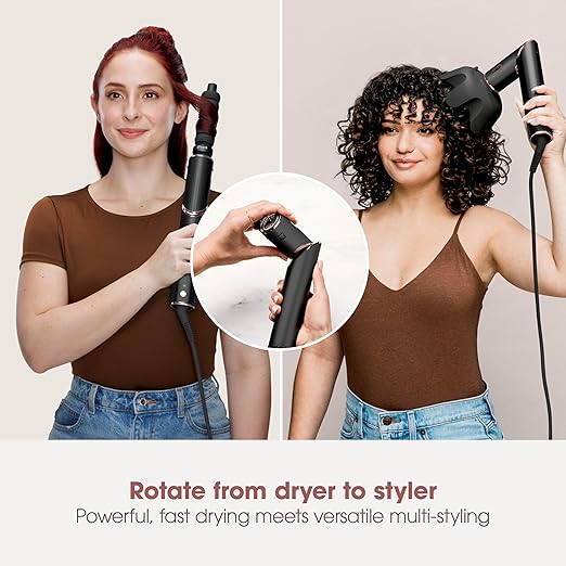 Shark FlexStyle 5-in-1 Air Styler Black & Rose Gold