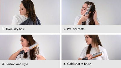 Dyson Airstrait dryer and straightener (Ceramic Pink/Rose Gold)