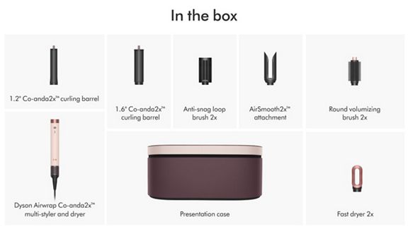 Dyson Airwrap Co-anda2x multi-styler and dryer (Ceramic Pink/Rose Gold)