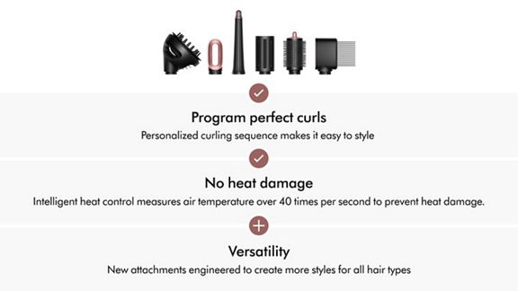 Dyson Airwrap i.d. multi-styler and dryer (Amber silk)