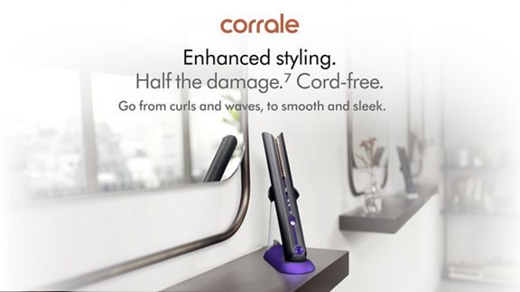 Dyson Corrale styler straightener (Black/Purple)