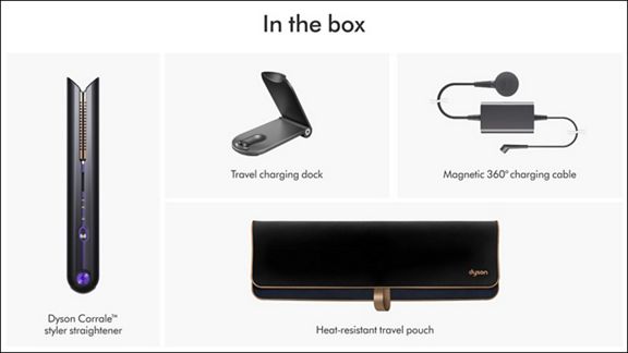 Dyson Corrale styler straightener (Black/Purple)