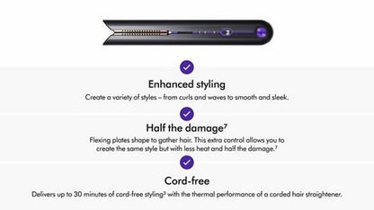 Dyson Corrale styler straightener (Black/Purple)