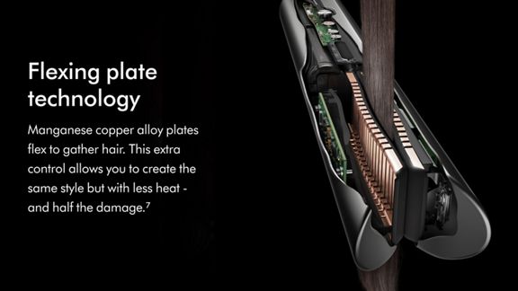 Dyson Corrale styler straightener (Prussian Blue/Rich Copper)