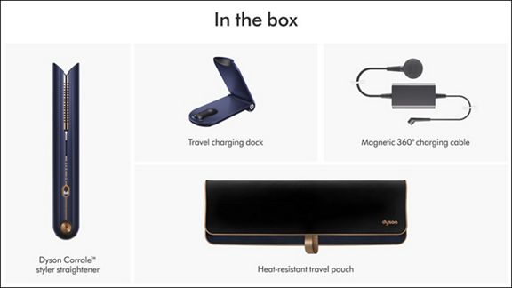 Dyson Corrale styler straightener (Prussian Blue/Rich Copper)
