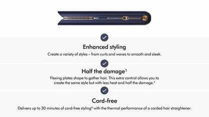 Dyson Corrale styler straightener (Prussian Blue/Rich Copper)