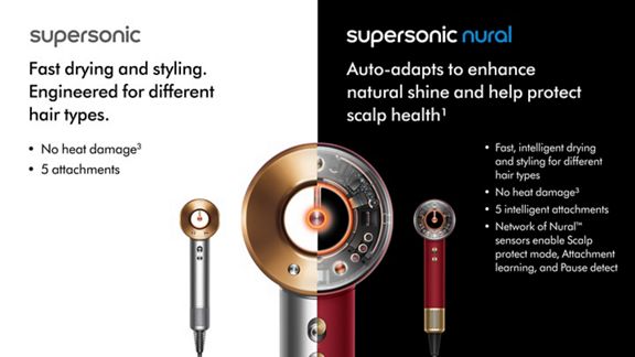 Dyson Supersonic Nural hair dryer (Red Velvet/Gold)